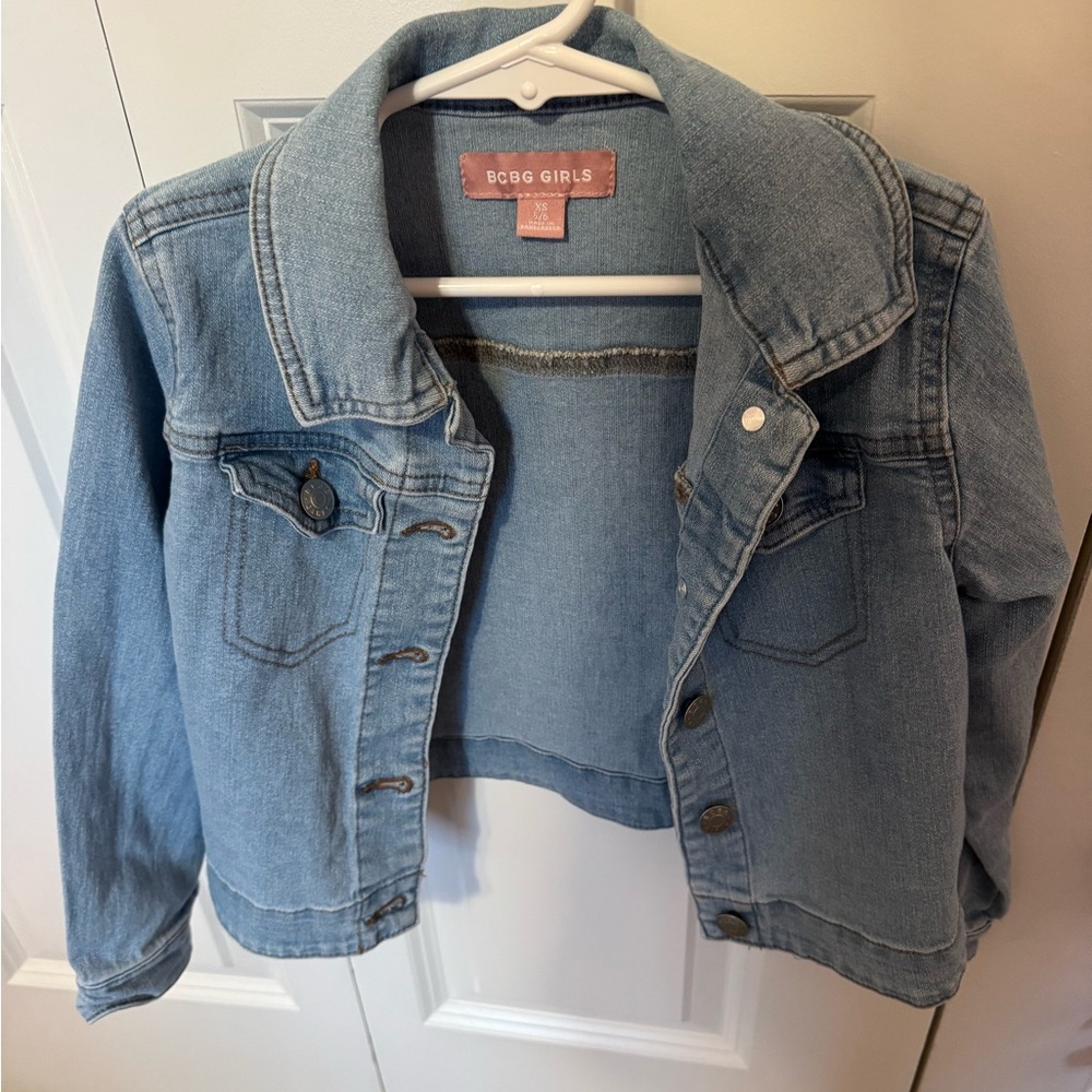 BCBG Girls Light Blue Denim Jacket